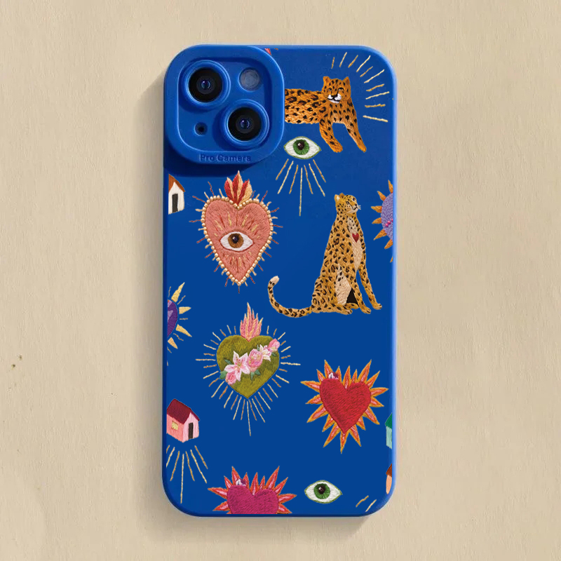 Samsung Galaxy S24 - Capa de Celular Antichoque Floral Olhos