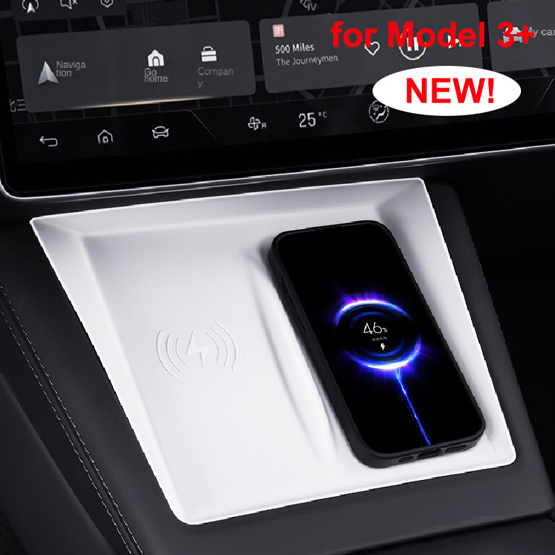Wireless Charging Pad - Para Tesla Model 3+ Highland 2024-26: