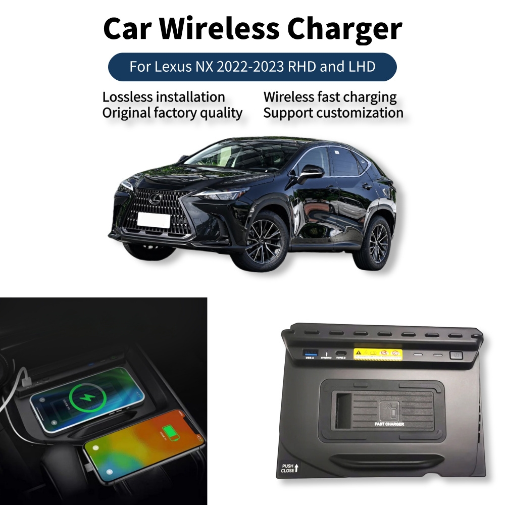 Wireless Charging Pad - Carregador Sem Fio MOCENDO para LEXUS