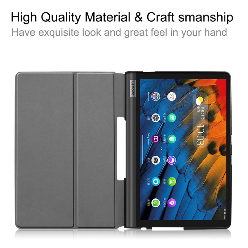 Capa dobrável de couro para ta - Lenovo Tablet With Accessories avaliação e preço