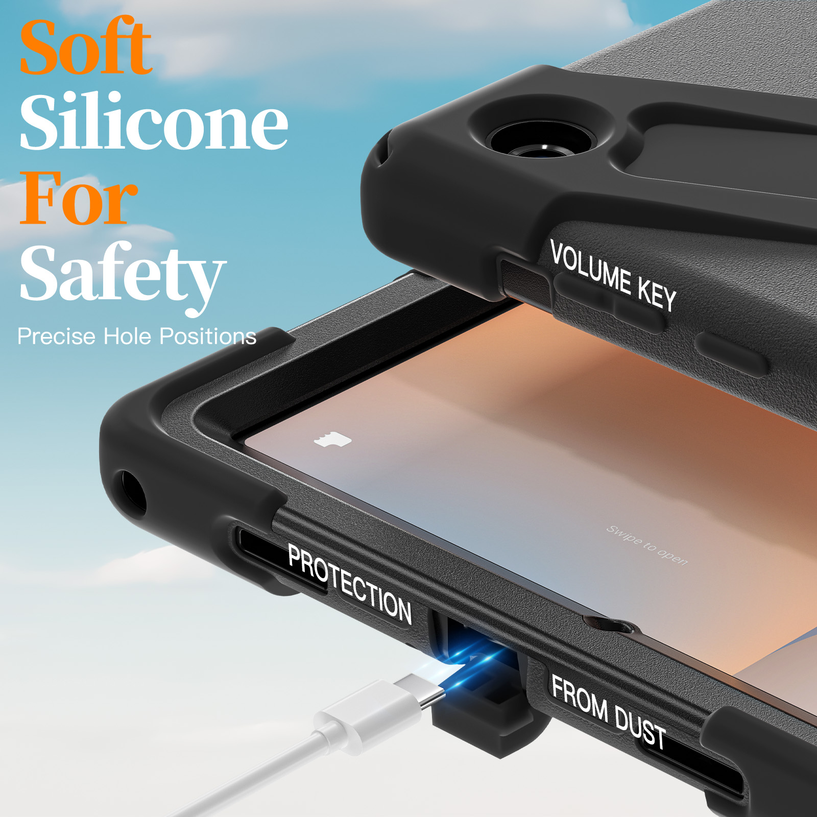 AJIUYU 360 °   Capa Rotativa R - Vortex Tablet Accessories avaliação e preço
