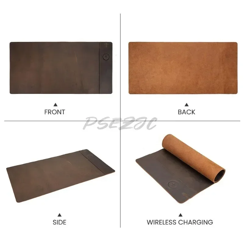 Mouse pad vintage de couro com - Wireless Charging Pad avaliação e preço