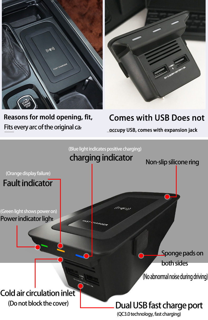 Almofada de carregador rápido  - Wireless Charging Pad avaliação e preço